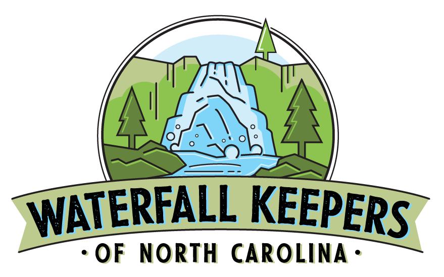 4-Pack Waterfall Keepers Die-Cut Logo Stickers 5-Inch